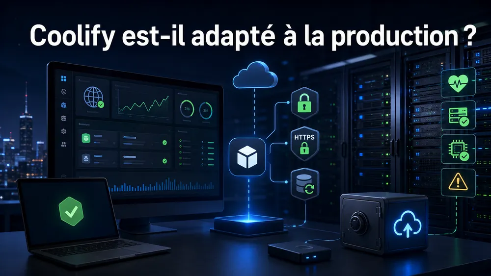 Coolify : avis, prix, installation VPS et alternatives en 2026 38 Coolify est-il adapté à la production ?
