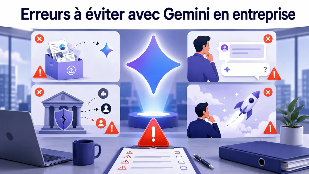 Erreurs à éviter avec Gemini en entreprise