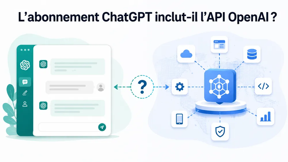 L’abonnement ChatGPT inclut-il l’API OpenAI ?