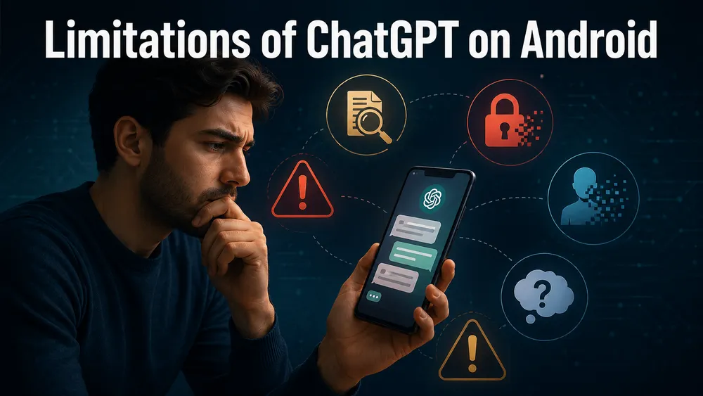 Limitations of ChatGPT on Android