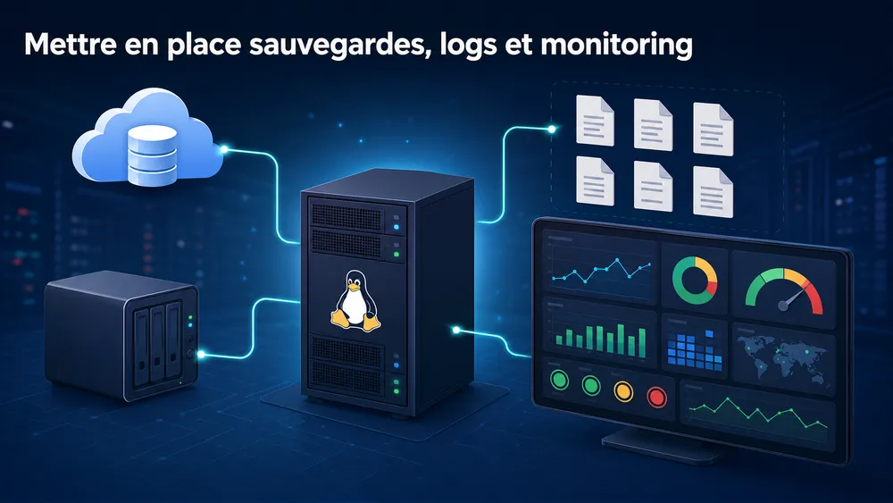 Mettre en place sauvegardes, logs et monitoring
