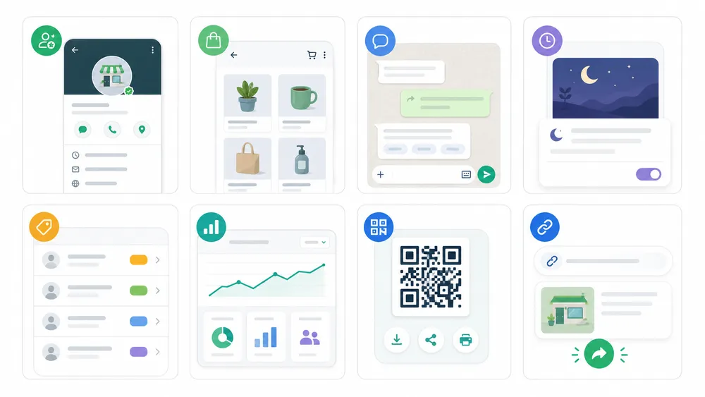 Les fonctionnalités principales de WhatsApp Business