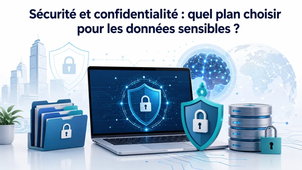 Sécurité et confidentialité : quel plan choisir pour les données sensibles ?