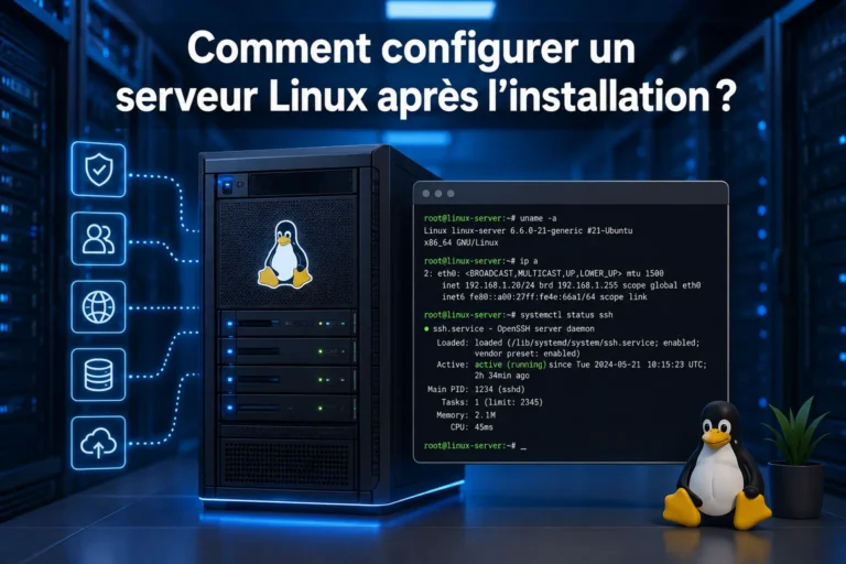 Comment configurer un serveur Linux après l’installation ?
