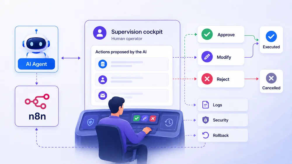 n8n, MCP, and AI Agents: How to Automate an Infrastructure with Human Oversight 4 How Does an n8n + MCP + AI Agent Architecture Work?