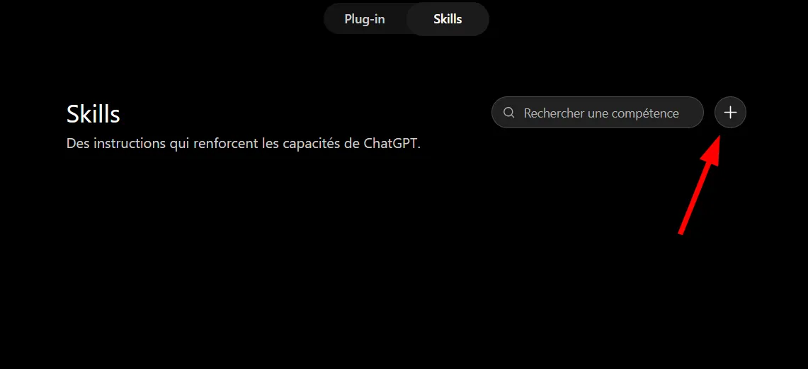 Ajouter un skill