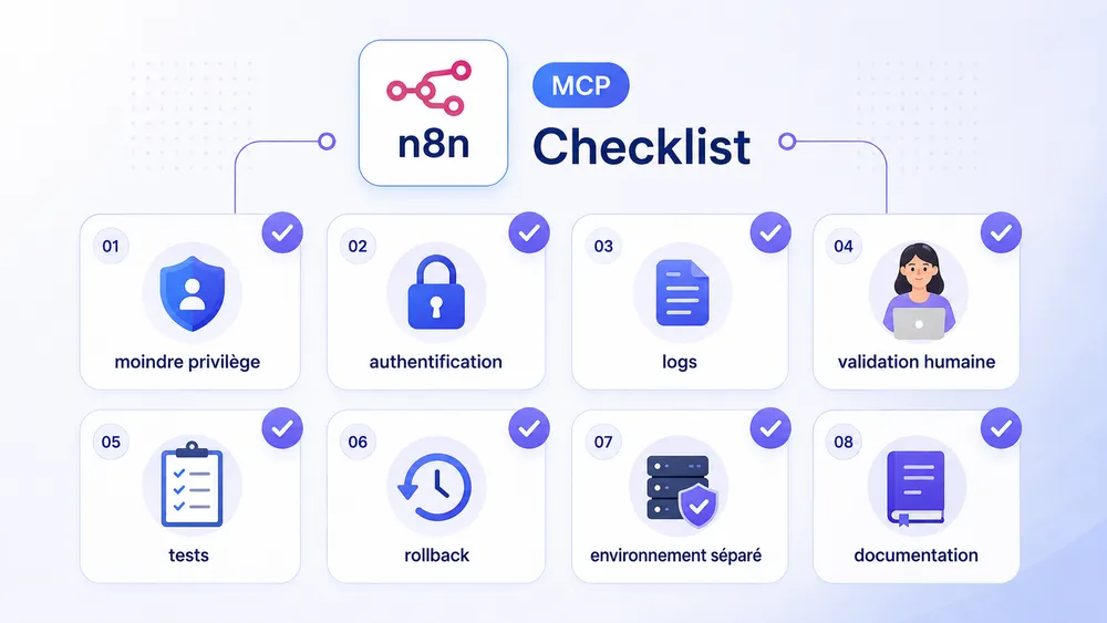 n8n, MCP et agents IA : comment automatiser une infrastructure avec contrôle humain 10 Checklist production-ready pour n8n MCP