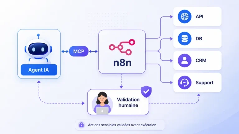 n8n, MCP et agents IA : comment automatiser une infrastructure avec contrôle humain 3 n8n MCP : guide complet pour automatiser vos agents IA avec contrôle humain