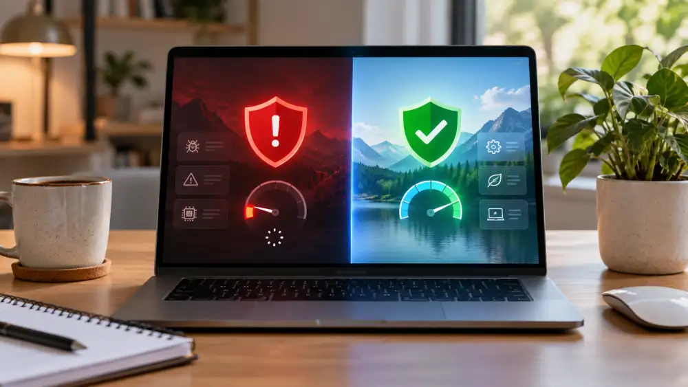  Graphique d'impact des antivirus gratuits sur les performances du PC en 2026