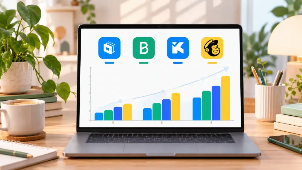 Outil newsletter 2026 : 12 plateformes testées et leurs prix 4 Graphique comparant le coût par abonné sur trois ans entre Infomaniak, Brevo, Kit et Mailchimp