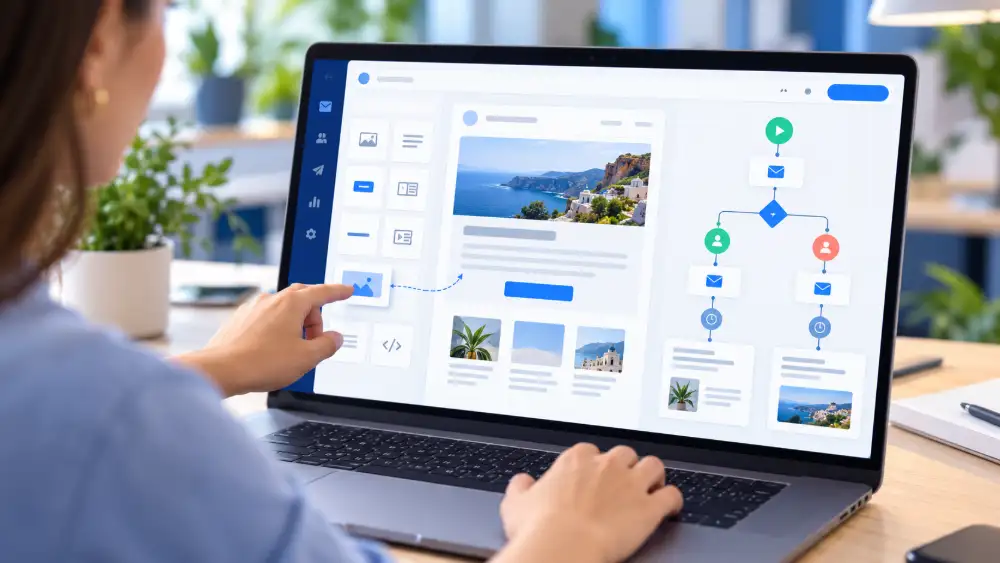 Écran d'export des audiences Mailchimp au format CSV avec tous les champs cochés 
