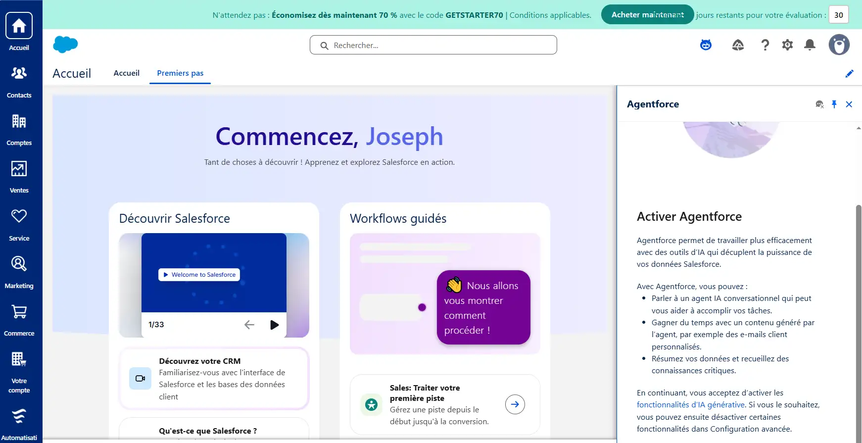 Meilleur logiciel CRM 2026 : le comparatif complet et notre verdict 6 Constructeur de prévisions Salesforce Sales Cloud configuré pour une équipe de vingt commerciaux
