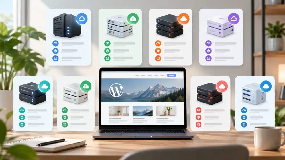 Les huit hébergeurs WordPress retenus dans le comparatif CritiquePlus 2026