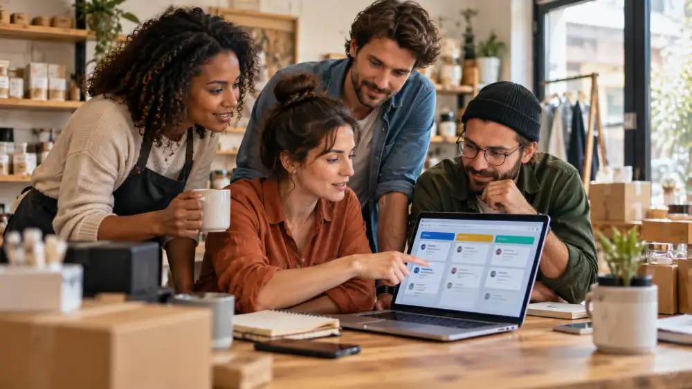 Meilleur CRM pour PME 2026 : comparatif, prix et simulations à 5 et 15 utilisateurs 6 Tableau de bord commercial d'un CRM utilisé par une équipe de moins de dix salariés