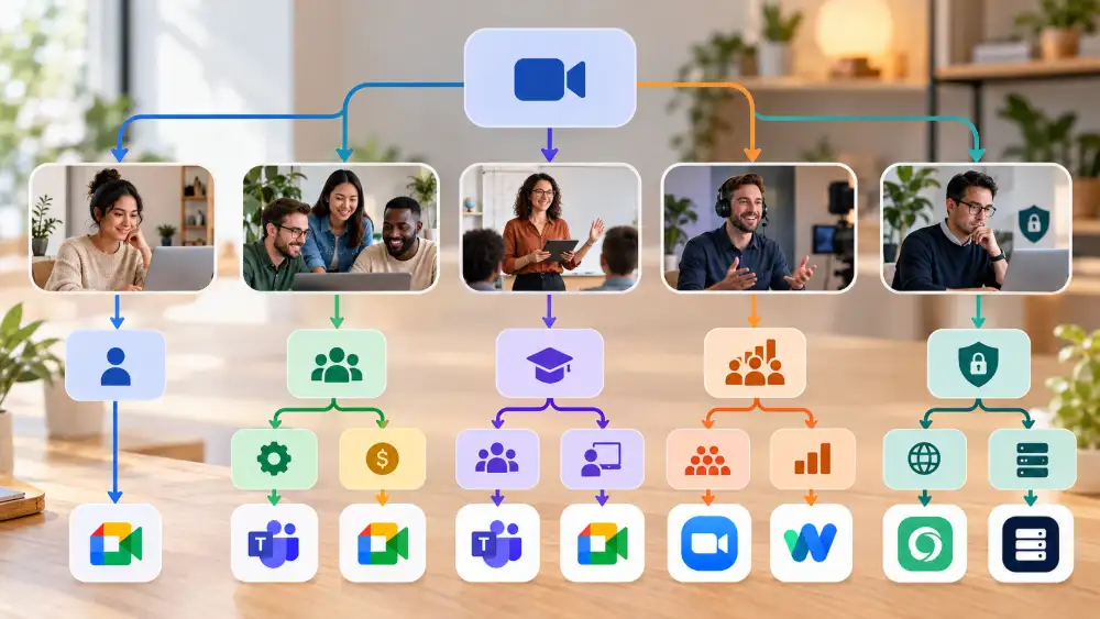 Alternative Zoom 2026 : notre sélection de 10 outils testés et leurs prix 7 Recommandations d'alternatives à Zoom par profil d'organisation