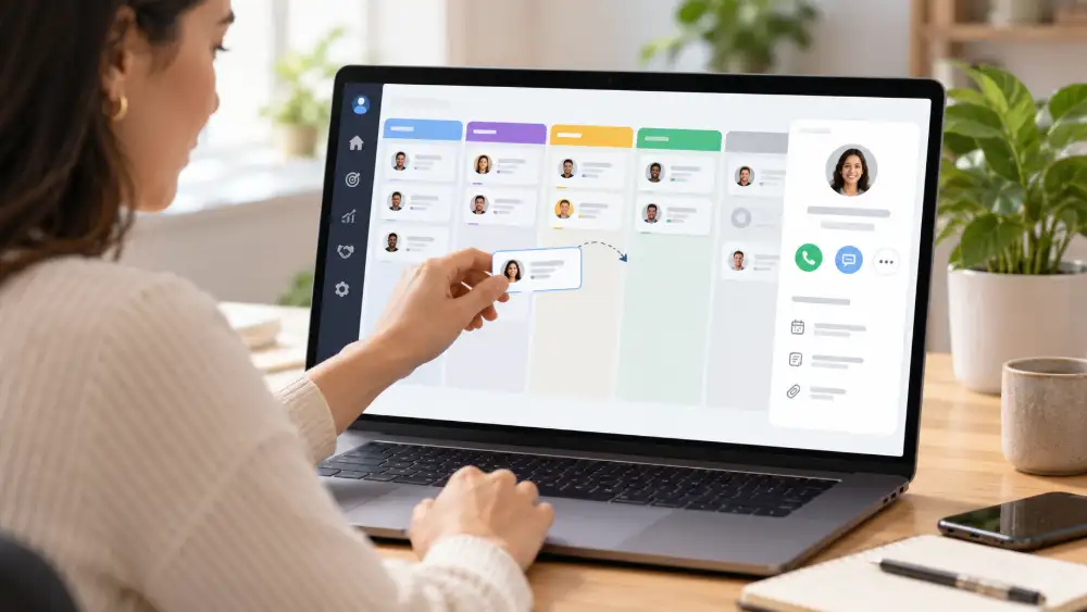 Meilleur CRM gratuit 2026 : ce que chaque palier à 0 € autorise vraiment 15 Interface d'un éditeur CRM français avec hébergement des données en Europe